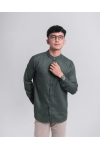 Doha Emerald Green Long Sleeve Comfort fit Shirt